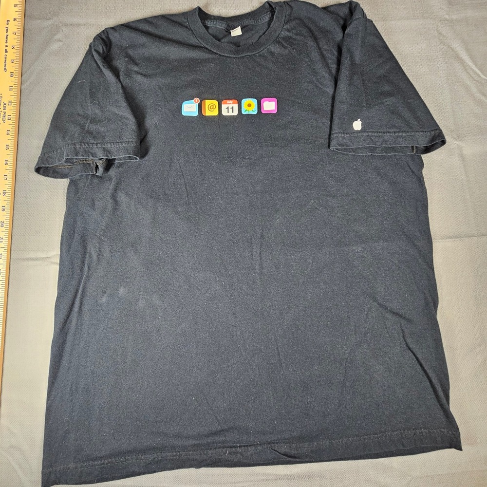 Apple MobileMe American Apparel T‎ Shirt XL Push it July 11 Technology Mac